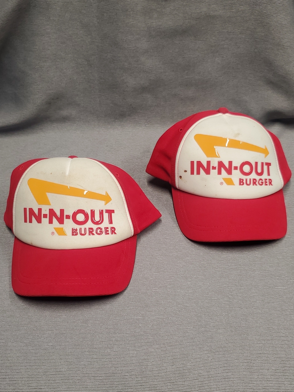 Vintage 90s In N Out Burger Cap Hat Snapback Trucker Hat One Size